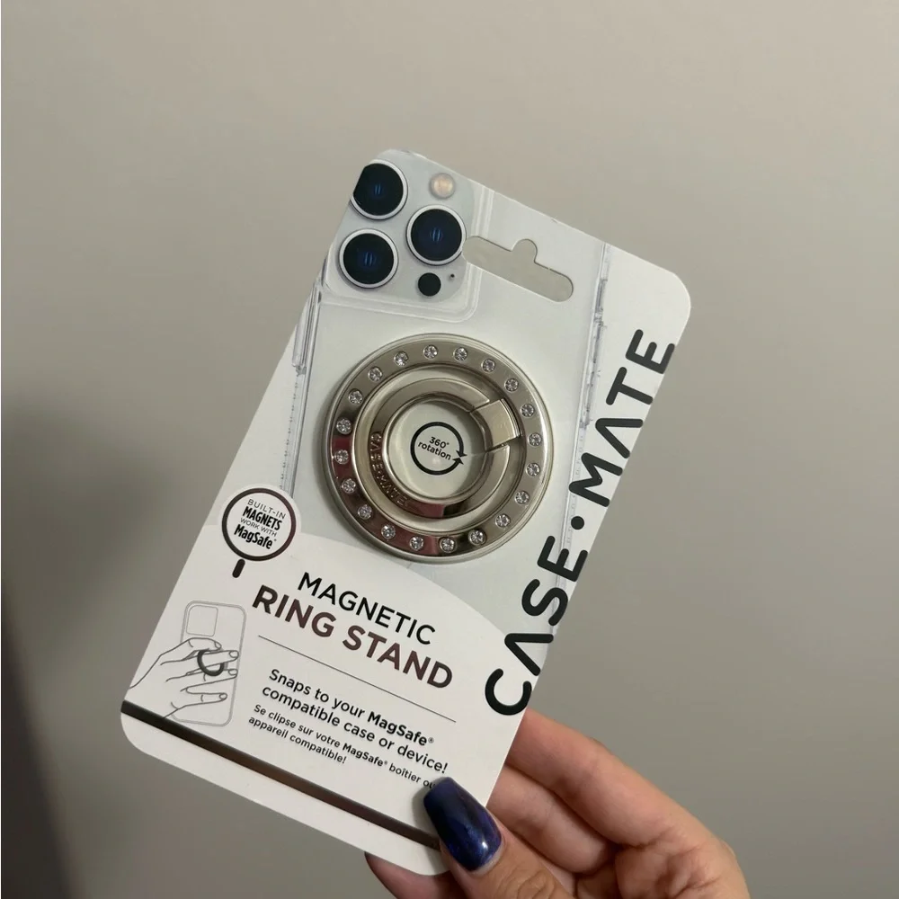Case-Mate Magnetic Ring Stand - Silver